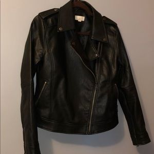 LOFT faux leather jacket